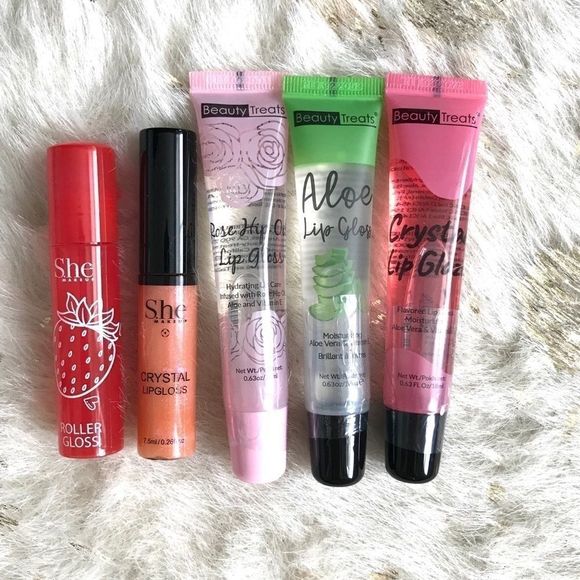 LIPGLOSS, Various Brands (5 Lipglosses), B… - Picture 1 of 7